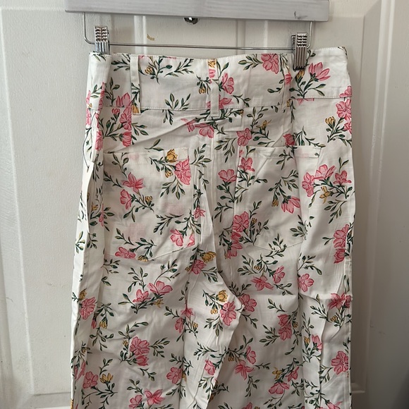 BILLABONG BACK AT IT FLORAL LINEN PANTS: WHITE: NWT: SZ 31 - Picture 6 of 7